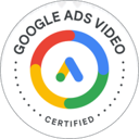 Google Ads Video Certified badge