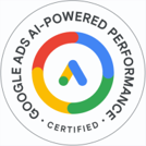 Google Ads AI-Powered Performance Certified badge